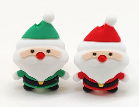 Wholesale 20pcs/pack Christmas Food-grade Cartoon 3D Silicone Beads